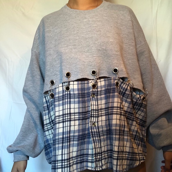 FURST OF A KIND Vintage Flannel Sweatshirt - Picture 1 of 5